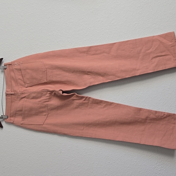 Still Here Childhood Salmon Jeans High-Waisted Button Fly Denim - Picture 3 of 11